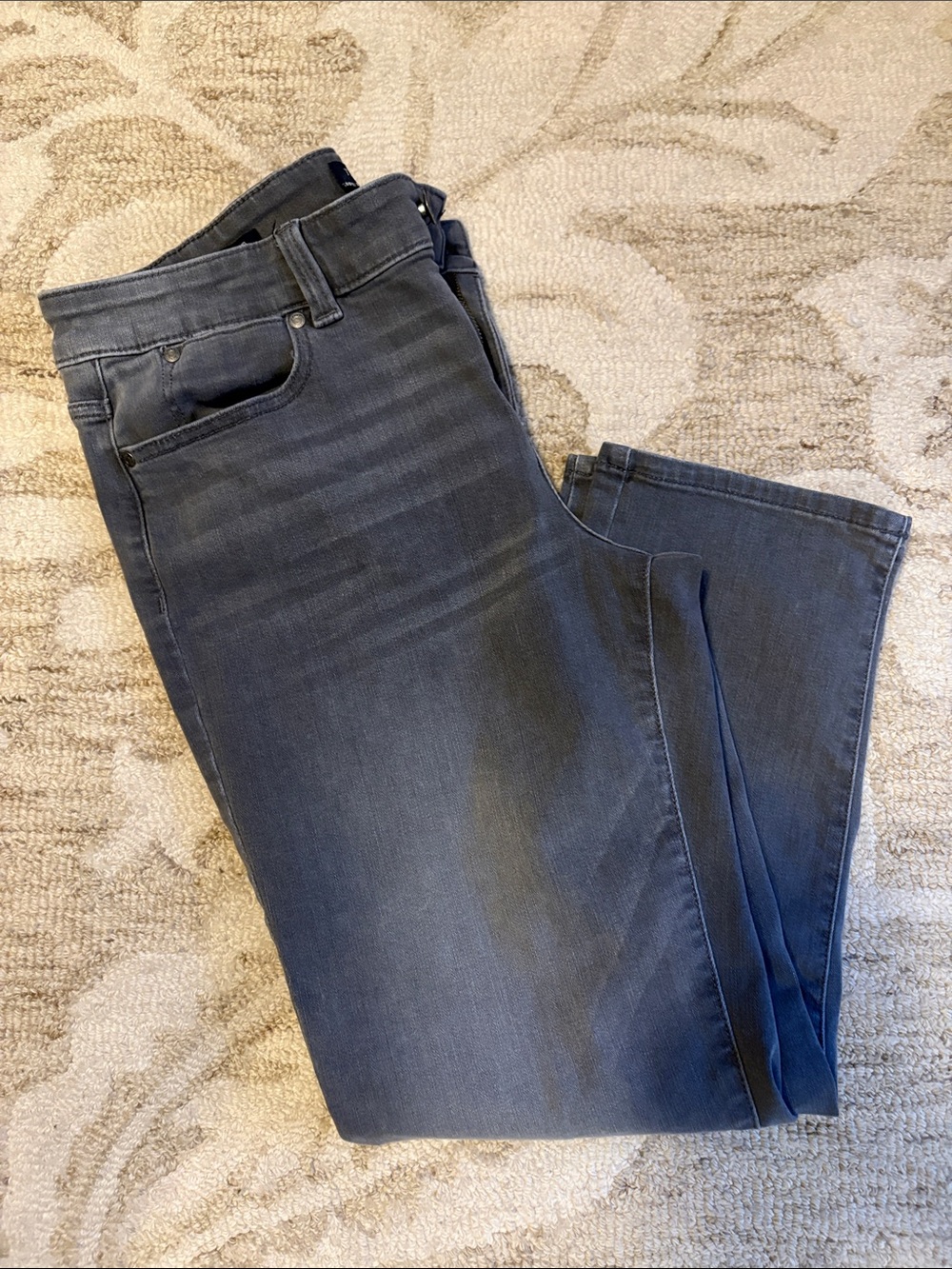 Talbots Gray Jeans - Simply Flattering Collection Boyfriend Cut - Size 12P